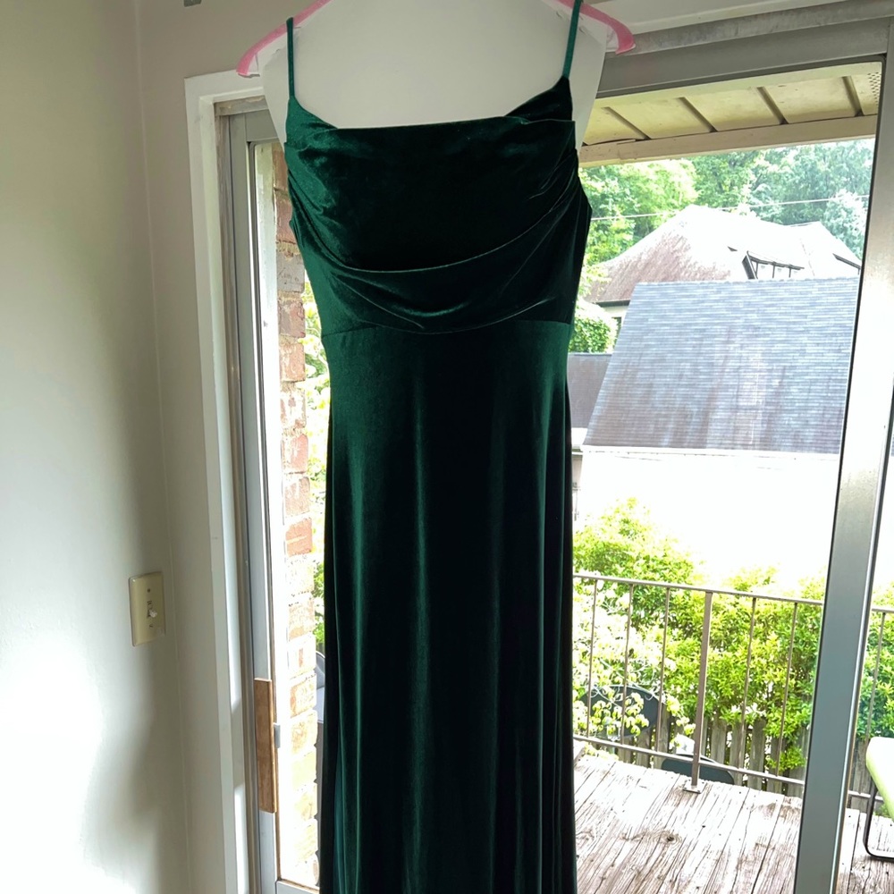 Revelry Skye Cowl Neck Bridesmaid Gown